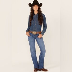 Wrangler Ella Low Rise Bootcut Jeans
